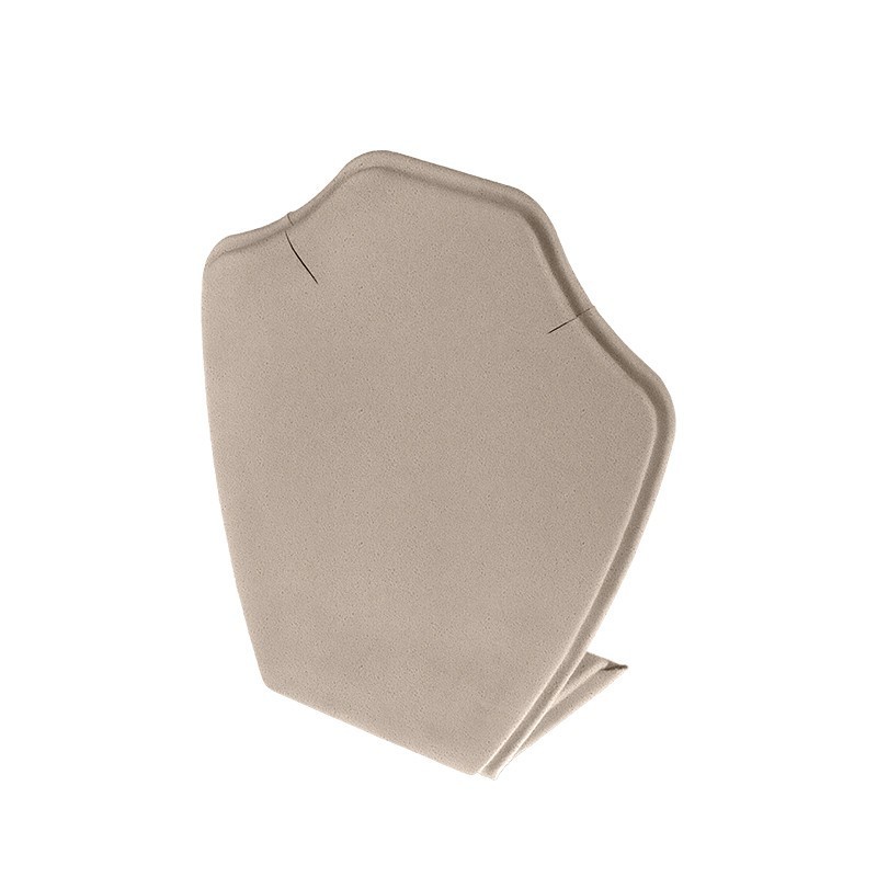 Expositor display personalizado en microfibra para joyeria bisuteria y joyas cd-c121-mf-297