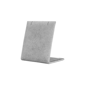 Expositor display personalizado en microfibra para joyeria bisuteria y joyas cd-c101-mf-393