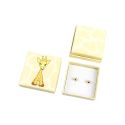 Caja de cartón para pendientes infantil amarillo para joyas joyería y bisutería AN-40