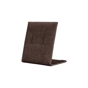 Présentoir personnalisé en microfibre pour bijoux cd-po111-mf-503