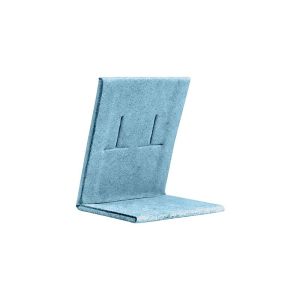 Présentoir personnalisé en microfibre pour bijoux cd-po111-mf-550