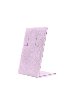 Expositor display personalizado en microfibra para joyeria bisuteria y joyas cd-po112-mf-97