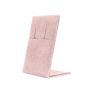 Présentoir personnalisé en microfibre pour bijoux cd-po112-mf-98