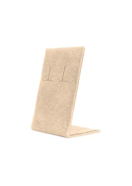 Expositor display personalizado en microfibra para joyeria bisuteria y joyas cd-po112-mf-435