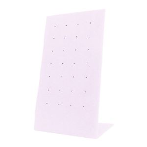 Expositor display personalizado en microfibra para joyeria bisuteria y joyas cd-p121-mf-97