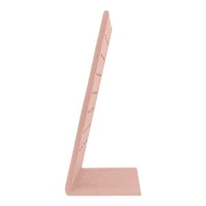 Expositor display personalizado en microfibra para joyeria bisuteria y joyas cd-p121-mf-101