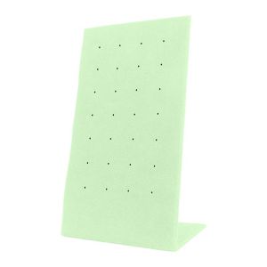 Expositor display personalizado en microfibra para joyeria bisuteria y joyas cd-p121-mf-545