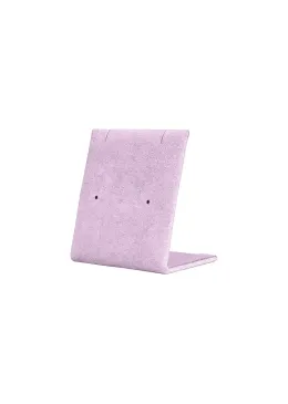 Expositor display personalizado en microfibra para joyeria bisuteria y joyas cd-p101-mf-97