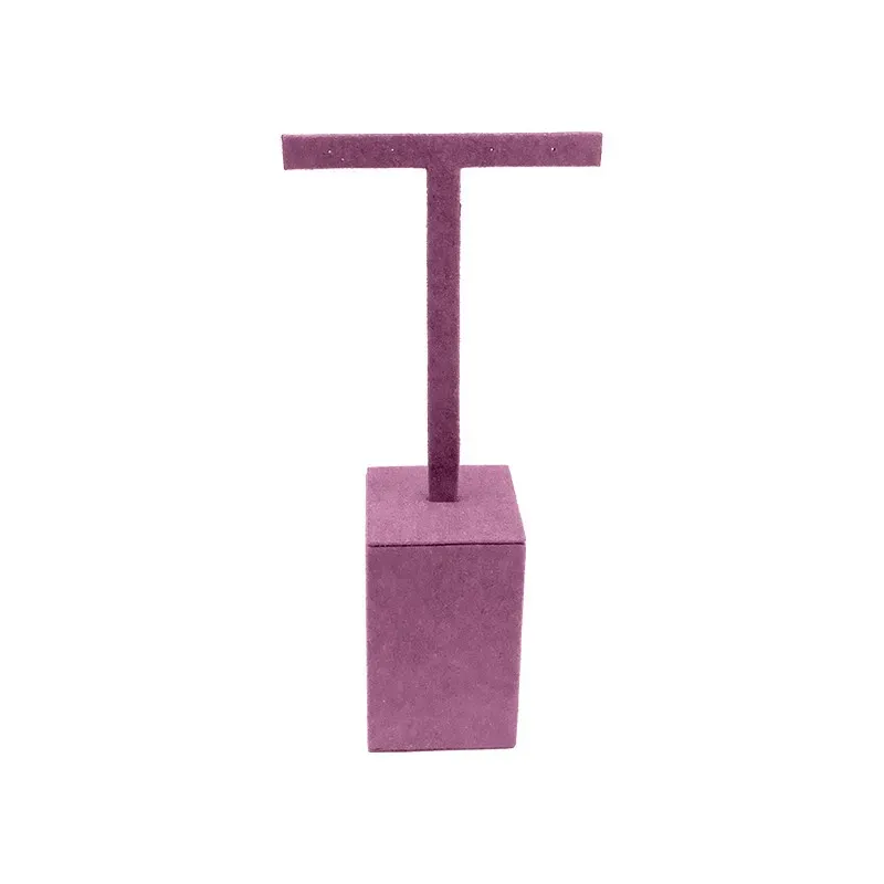 Expositor display personalizado en microfibra para joyeria bisuteria y joyas cd-p151-mf-112