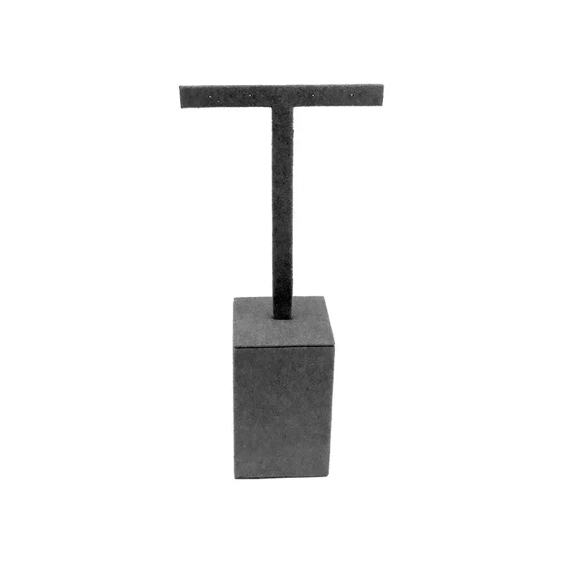 Expositor display personalizado en microfibra para joyeria bisuteria y joyas cd-p151-mf-528