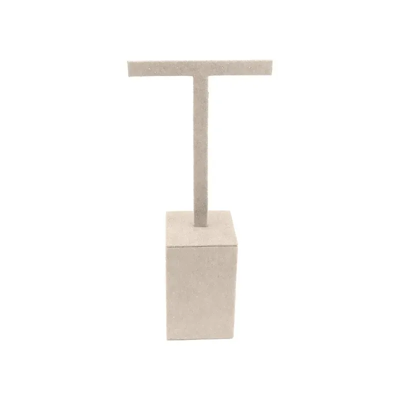 Expositor display personalizado en microfibra para joyeria bisuteria y joyas cd-p151-mf-297