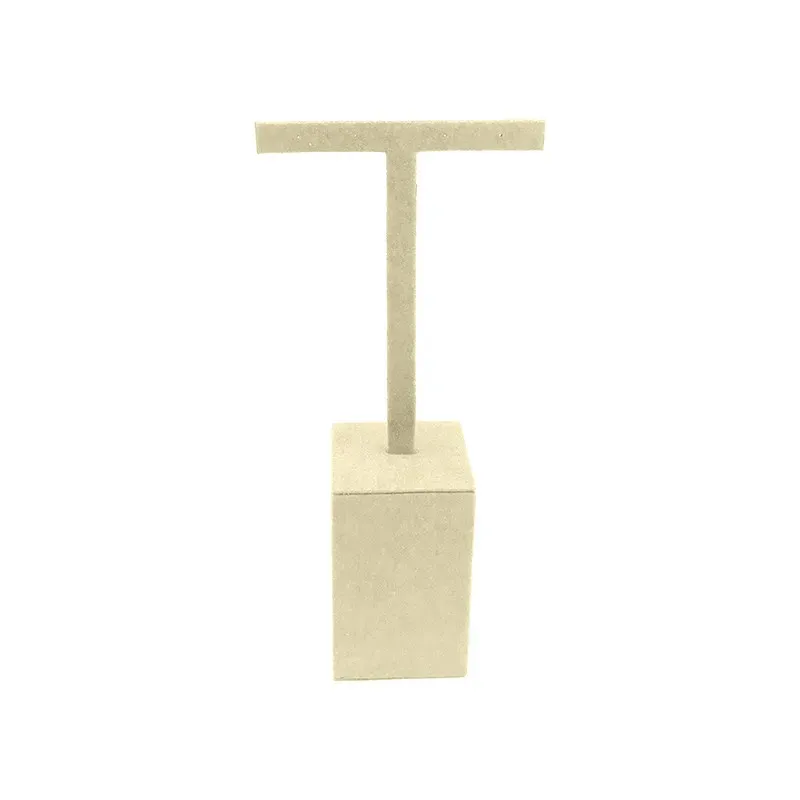 Expositor display personalizado en microfibra para joyeria bisuteria y joyas cd-p151-mf-435