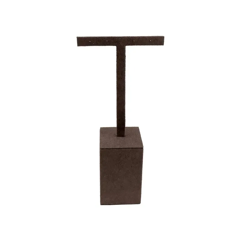 Expositor display personalizado en microfibra para joyeria bisuteria y joyas cd-p151-mf-503