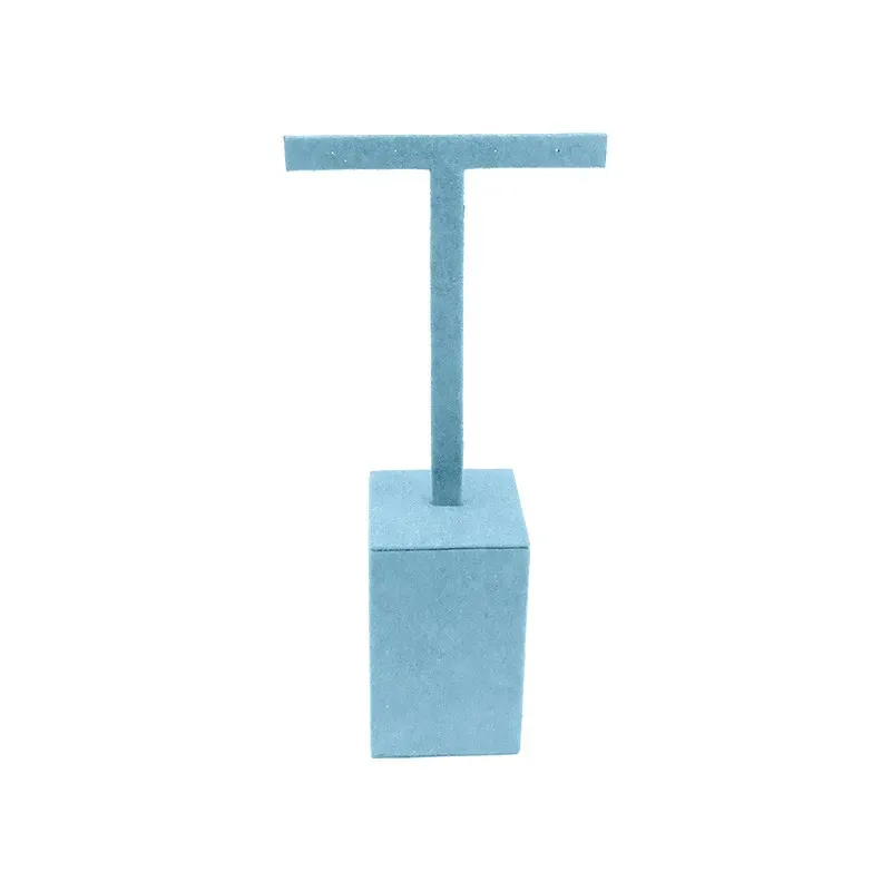 Expositor display personalizado en microfibra para joyeria bisuteria y joyas cd-p151-mf-550