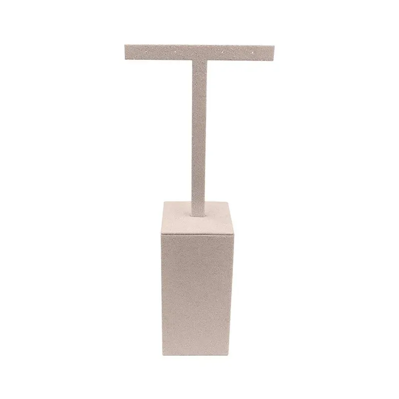 Expositor display personalizado en microfibra para joyeria bisuteria y joyas cd-p152-mf-362