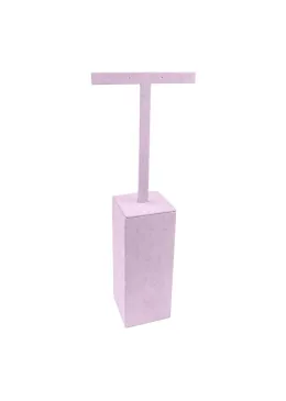 Expositor display personalizado en microfibra para joyeria bisuteria y joyas cd-p153-mf-97