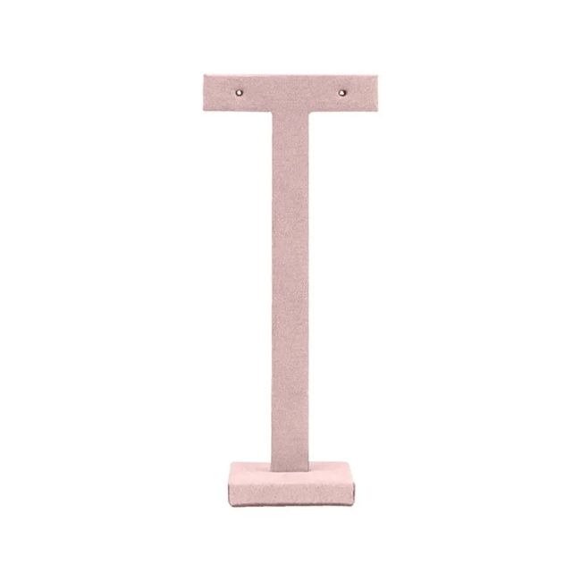 Expositor display personalizado en microfibra para joyeria bisuteria y joyas cd-p132-mf-98