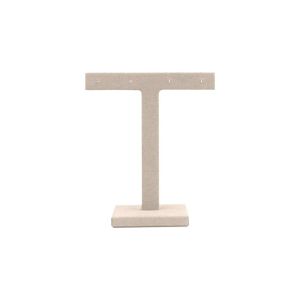 Expositor display personalizado en microfibra para joyeria bisuteria y joyas cd-p133-mf-297