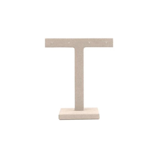 Expositor display personalizado en microfibra para joyeria bisuteria y joyas cd-p133-mf-297