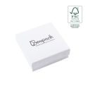 Caja de cartón fsc® para colgante o conjunto color blanco 86x86x33 mm F81-B