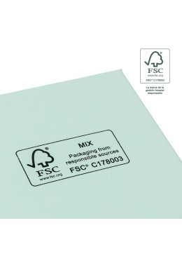 Caja FSC® para Colgante o Conjunto Aguamarina Packaging de Joyería Personalizable F81-AQ
