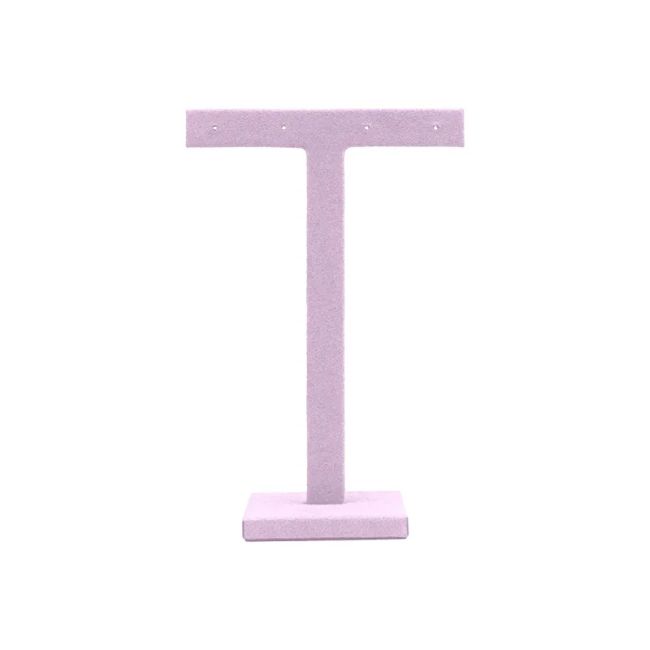 Expositor display personalizado en microfibra para joyeria bisuteria y joyas cd-p134-mf-97