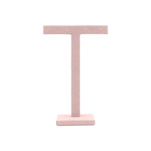 Expositor display personalizado en microfibra para joyeria bisuteria y joyas cd-p134-mf-98