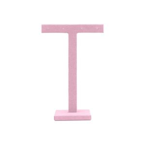 Expositor display personalizado en microfibra para joyeria bisuteria y joyas cd-p134-mf-530