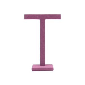 Expositor display personalizado en microfibra para joyeria bisuteria y joyas cd-p134-mf-112