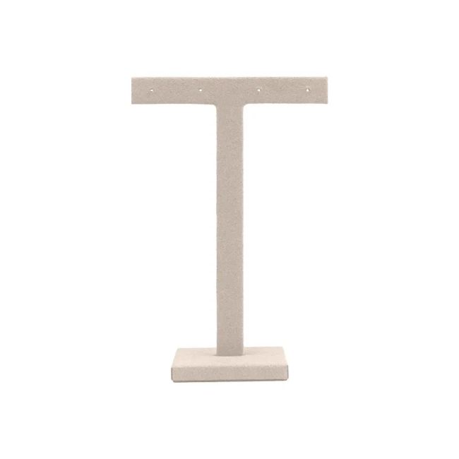 Expositor display personalizado en microfibra para joyeria bisuteria y joyas cd-p134-mf-297