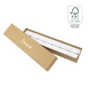 FSC® cardboard bracelet box, kraft 233 x 53 x 27 mm F51-K