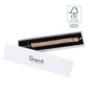 FSC® kartonnen sieradendoosje voor armband, wit 233 x 53 x 27 mm F51-B