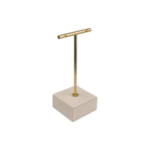 Expositor display personalizado en microfibra para joyeria bisuteria y joyas cd-p181-mf-297