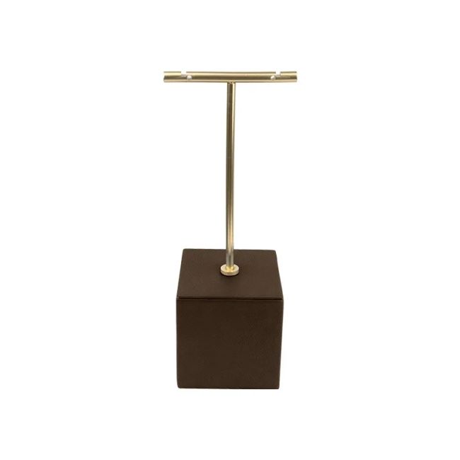 Expositor display personalizado en nappa para joyeria bisuteria y joyas cd-p183-np53