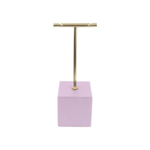 Expositor display personalizado en microfibra para joyeria bisuteria y joyas cd-p183-mf-97