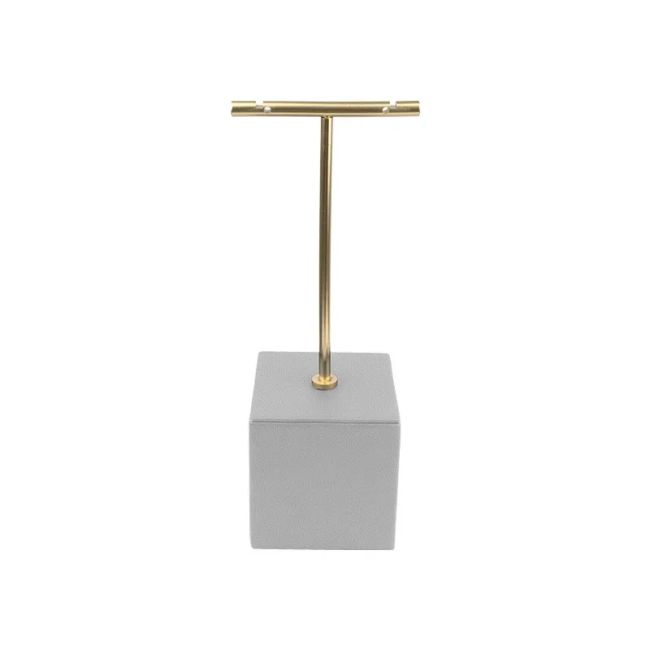 Expositor display personalizado en microfibra para joyeria bisuteria y joyas cd-p183-mf-393