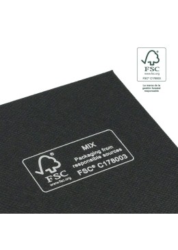 Caja FSC® para Colgante o Conjunto Negra Packaging de Joyería Personalizable F81-N