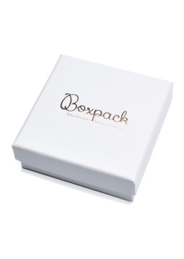 Cartón para conjunto de colgante de joyería y bisutería 86x86x33 Mm color blanco IP-81
