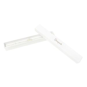 Caja de cartón para pulsera de joyería y bisutería 190x25x25 Mm color blanco ip-52