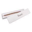 Caja de cartón para pulsera de joyería y bisutería 233x53x23 mm color blanco ip-50