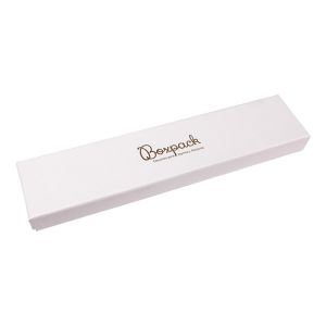 Caixa em cartão para pulseira, branca 233 x 53 x 23 mm ip-50
