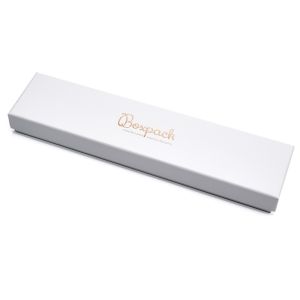 Caixa em cartão para pulseira, branca 233 x 53 x 27 mm ip-51