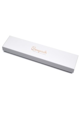 Caja de cartón para pulsera de joyería y bisutería 233x53x27 Mm color blanco ip-51
