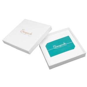 Caja de cartón para tarjeta  120x120x24 Mm color blanco ip-16-t