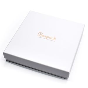 Caja de cartón para conjunto de colgante de joyería y bisutería  167x167x33 Mm color blanco ip-18