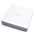 Weiße Schachtel aus Karton für Schmucksets mit Anhänger 167 x 167 x 33 mm ip-18