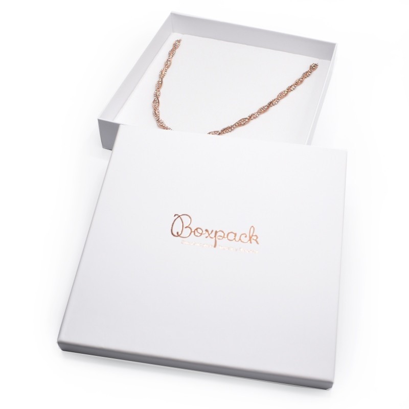 Cartón para colgante de joyería y bisutería 200x200x40 Mm color blanco IP-19