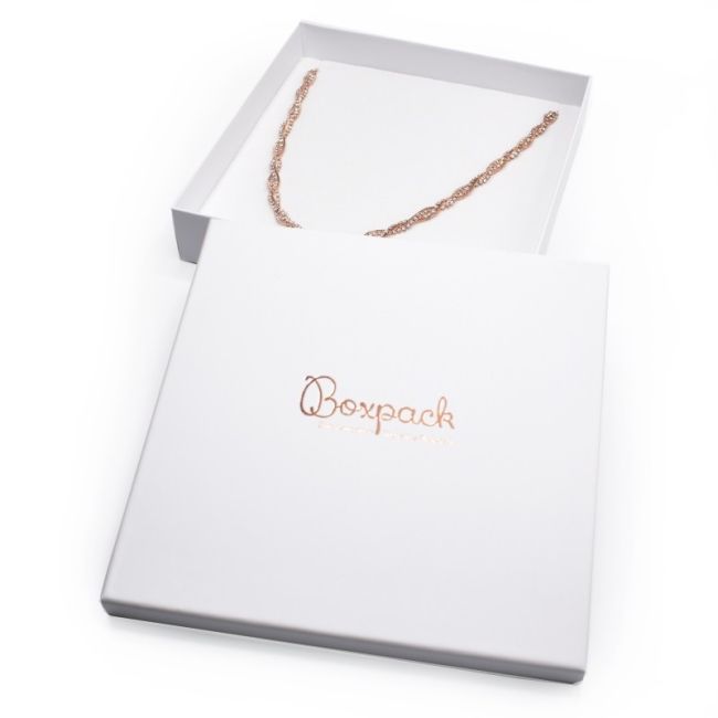 Cartón para colgante de joyería y bisutería 200x200x40 Mm color blanco IP-19