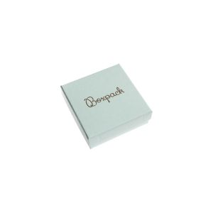 Cartón para conjunto de colgante de joyería y bisutería 86x86x33 Mm color aguamarina AQ-81