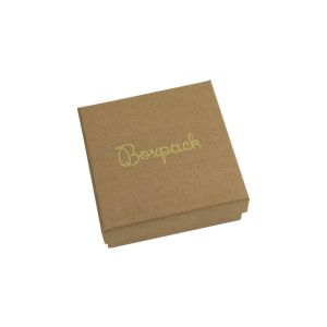Astuccio in cartone per parure con ciondolo, kraft 86 x 86 x 33 mm NT-81